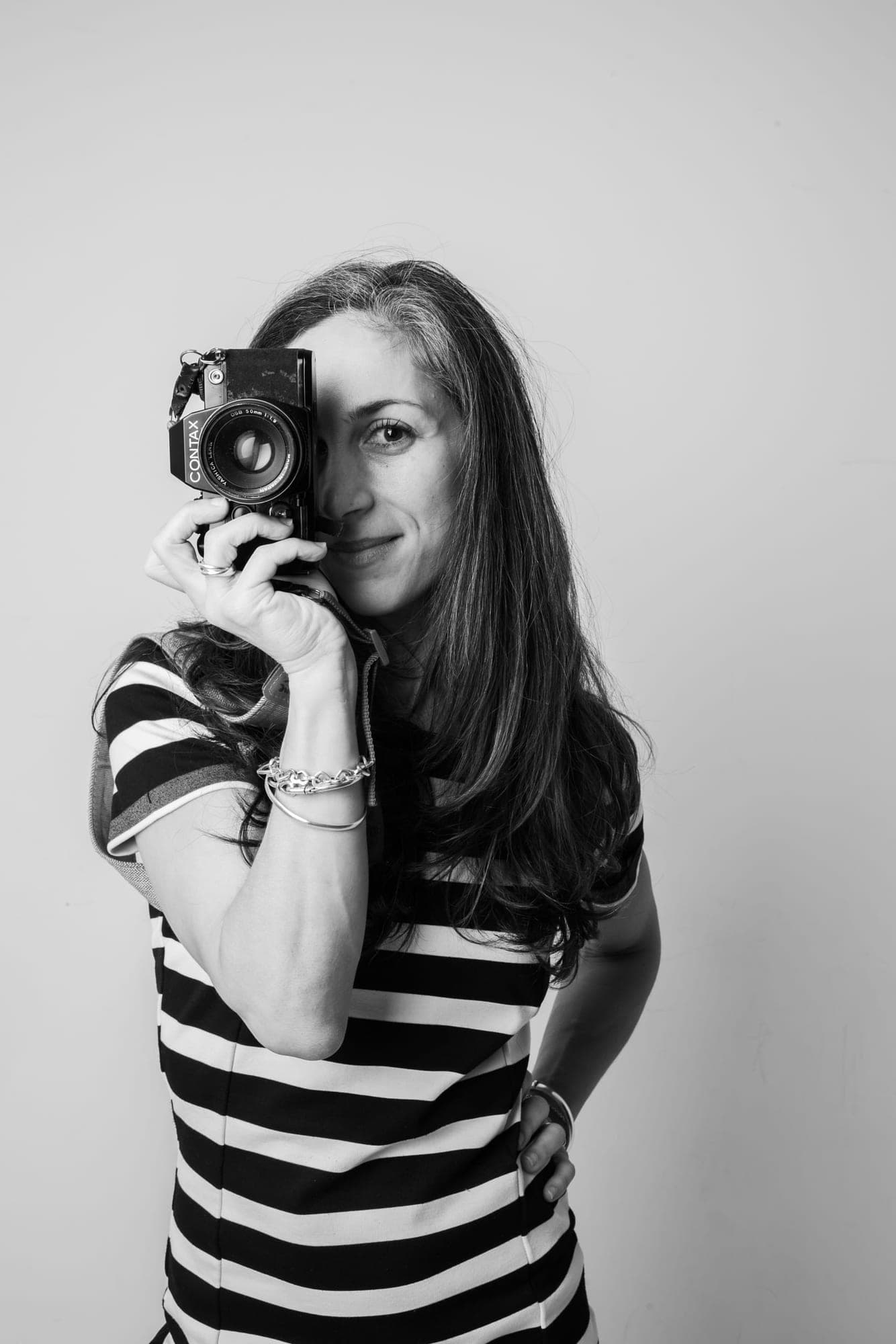 Marlene at the camera